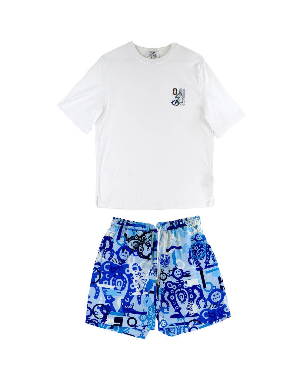 Hermes T-Shirt & Swim Shorts Set