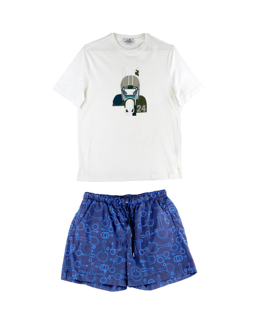Hermes T-Shirt & Swim Shorts Set