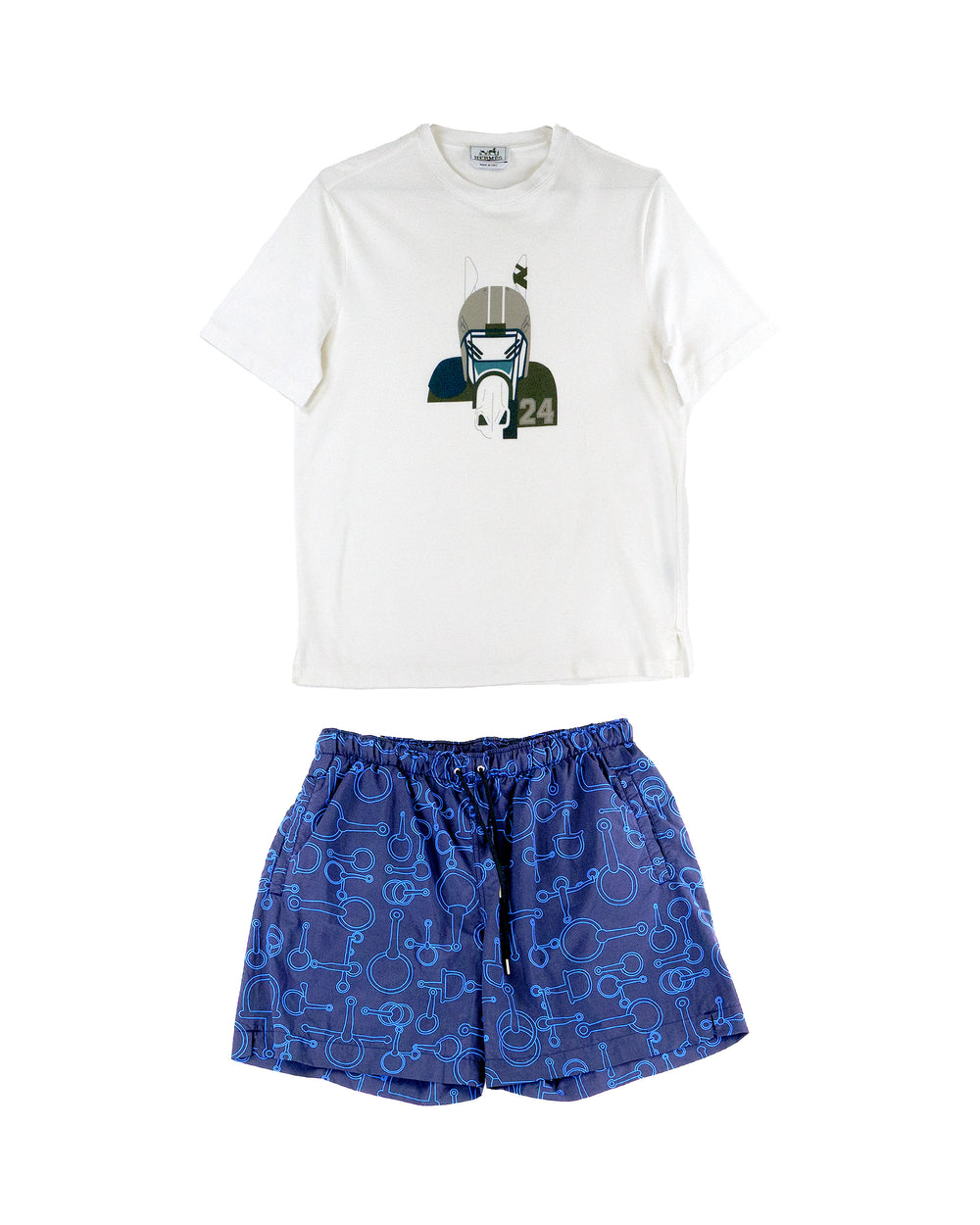 Hermes T-Shirt & Swim Shorts Set