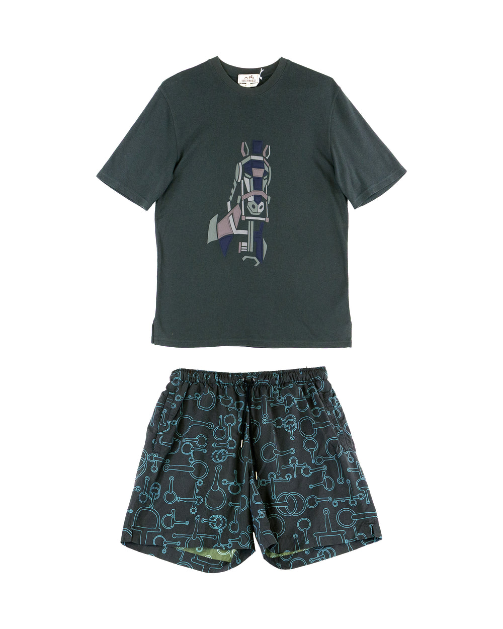 Hermes T-Shirt & Swim Shorts Set