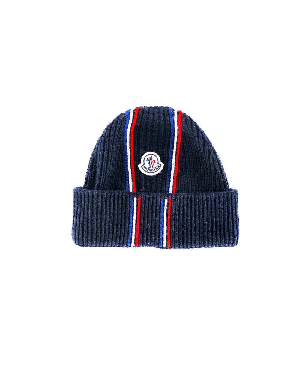 Moncler Tricolour Wool Beanie