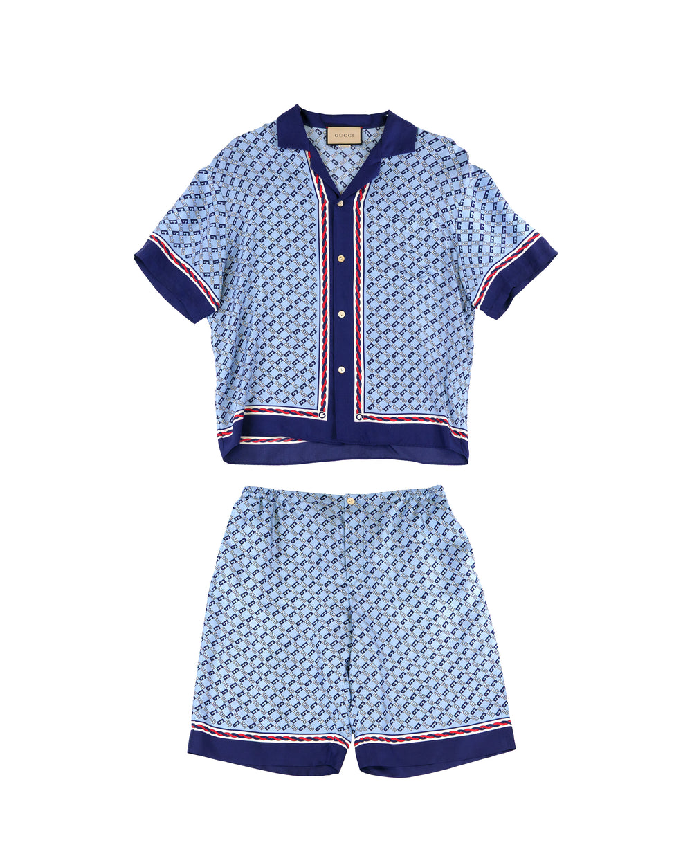 Gucci Silk Shorts Set