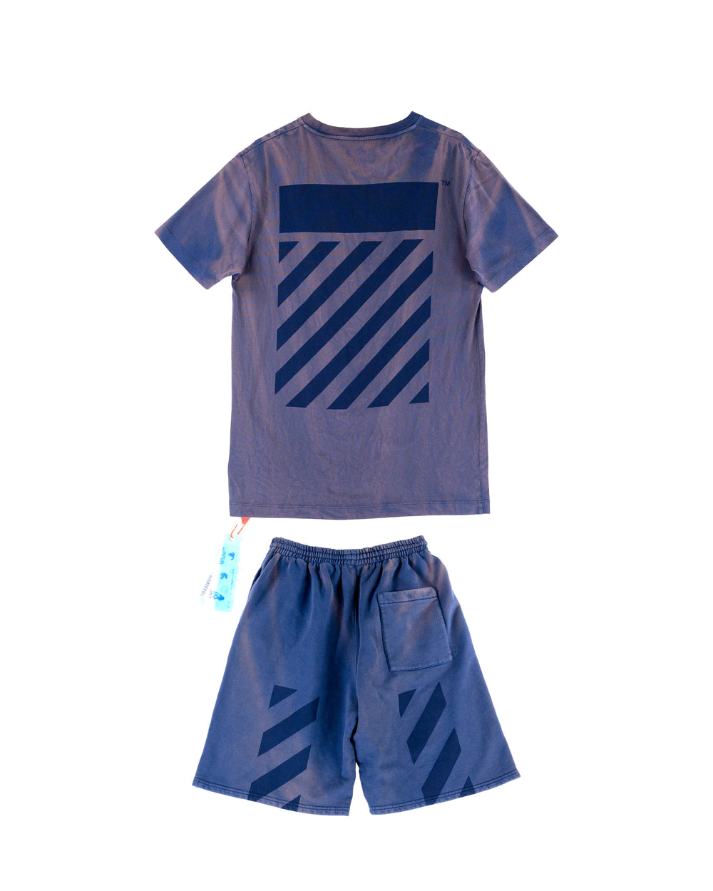 Off-White T-Shirt & Shorts Set