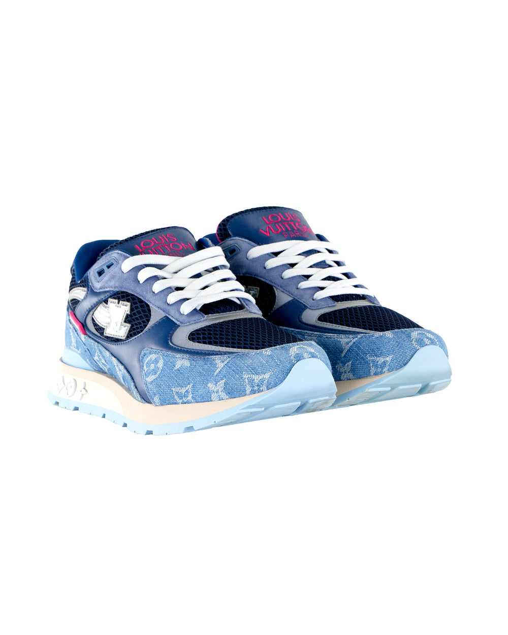 Louis Vuitton Denim Run Away Trainers