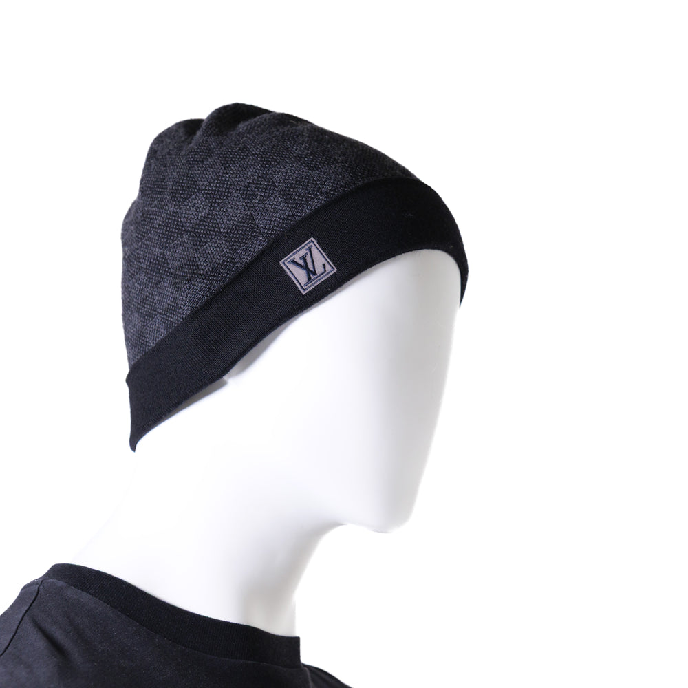 Louis Vuitton Knitted Monogram Beanie & Gloves Set