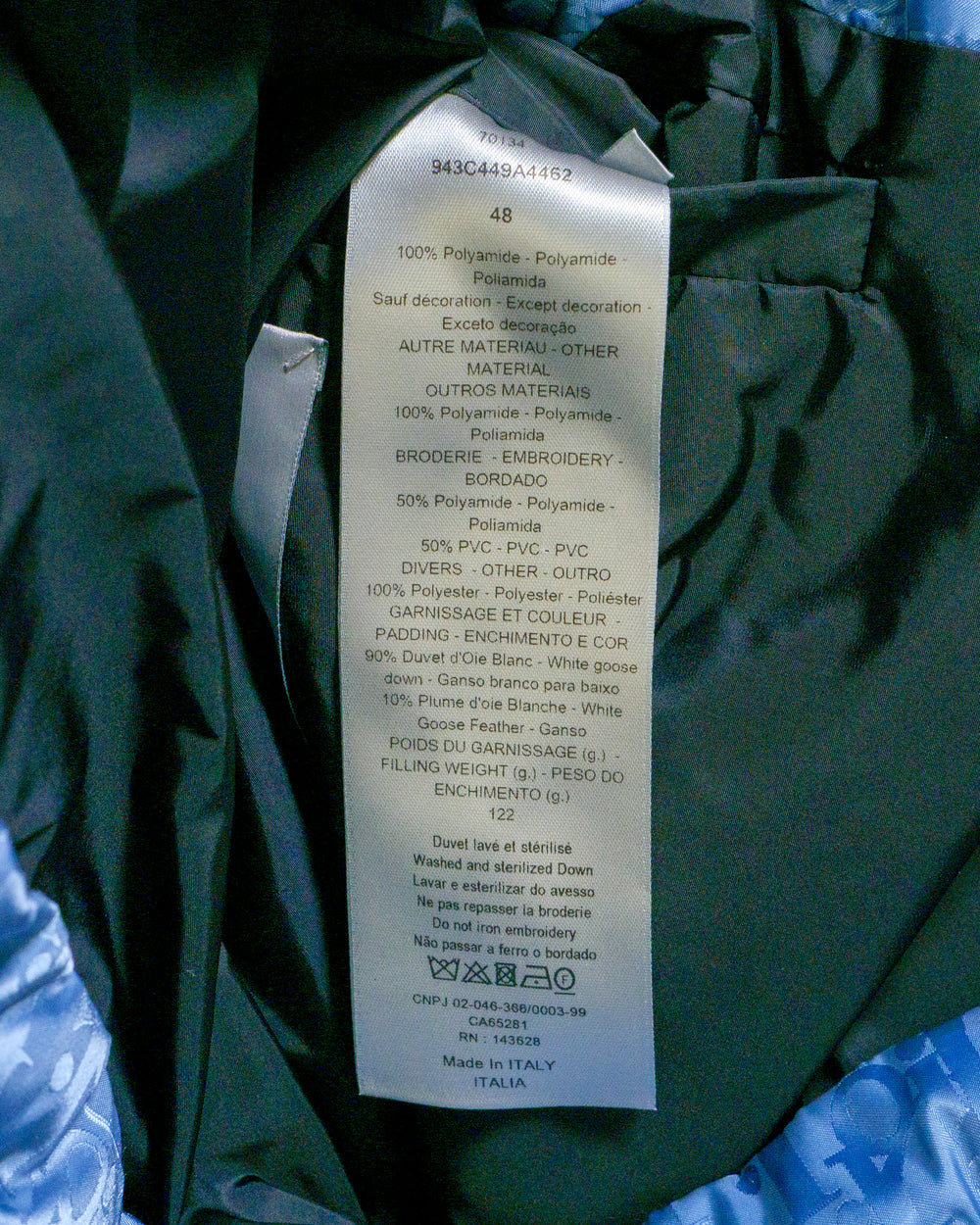 Dior Puffer Jacket