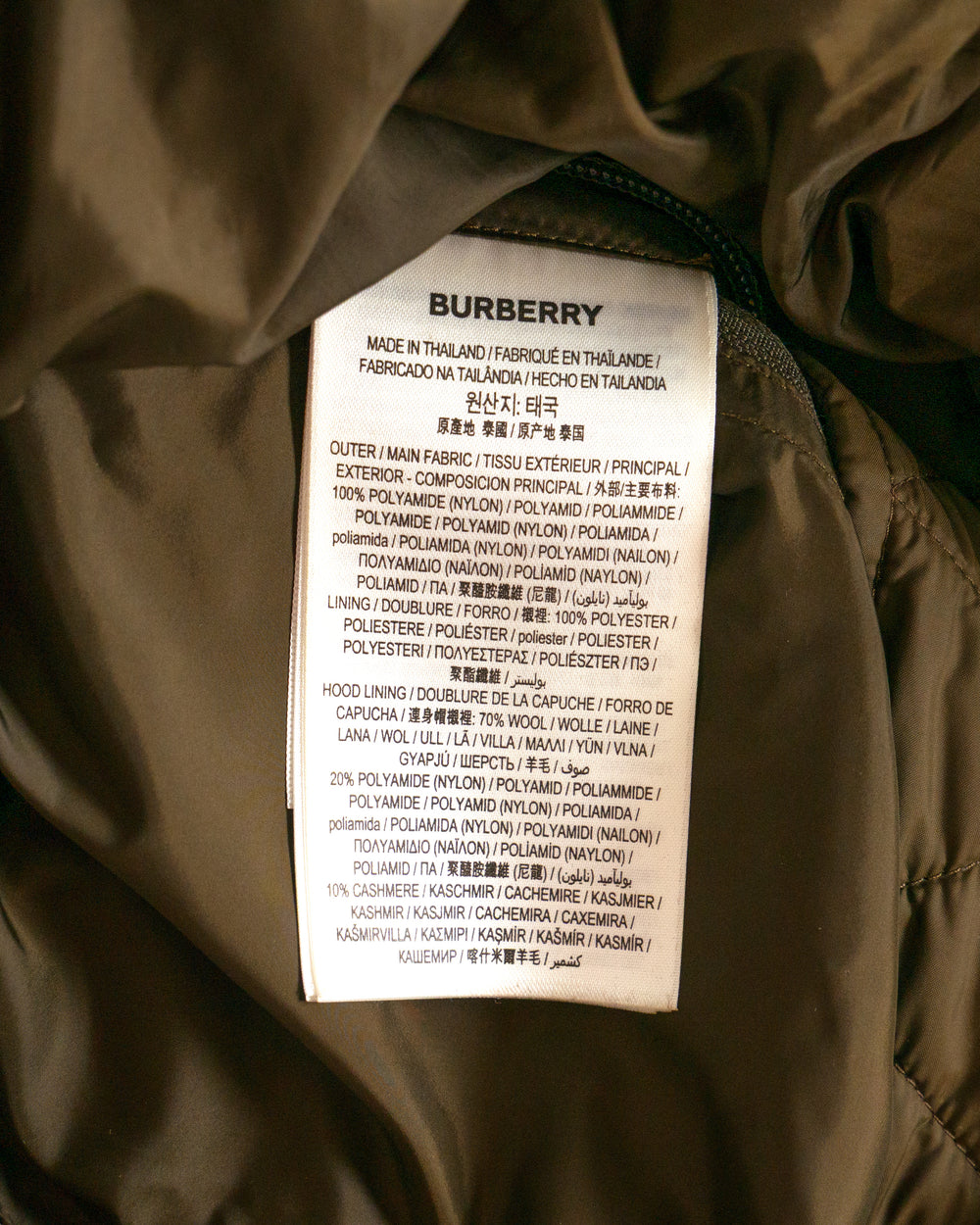 Burberry Puffer Jacket