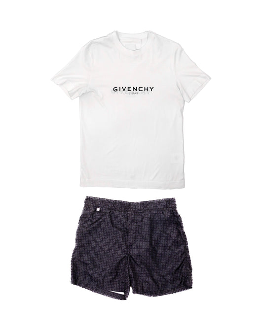 Givenchy T-Shirt & Swim Shorts Set