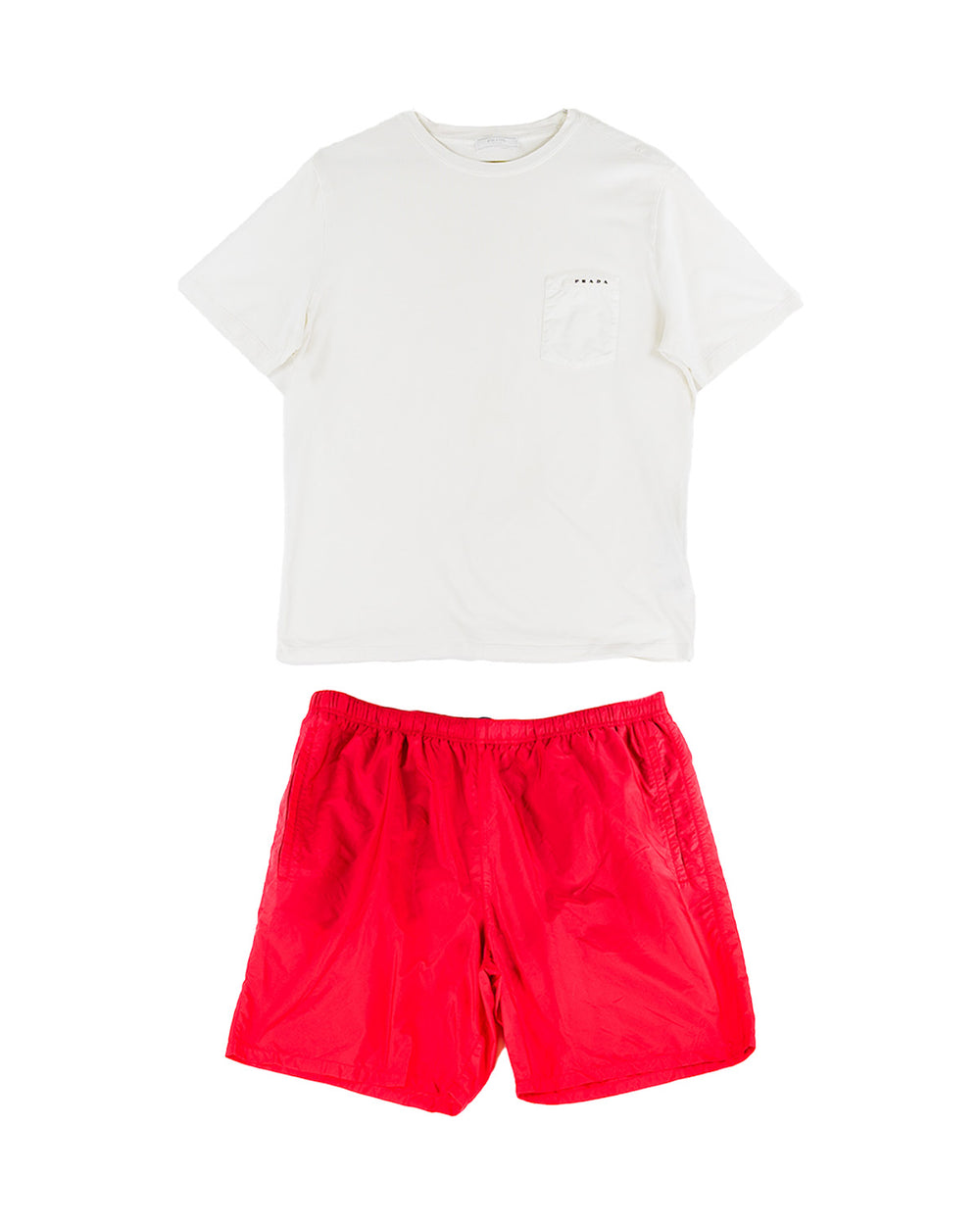 Prada T-Shirt & Swim Shorts Set