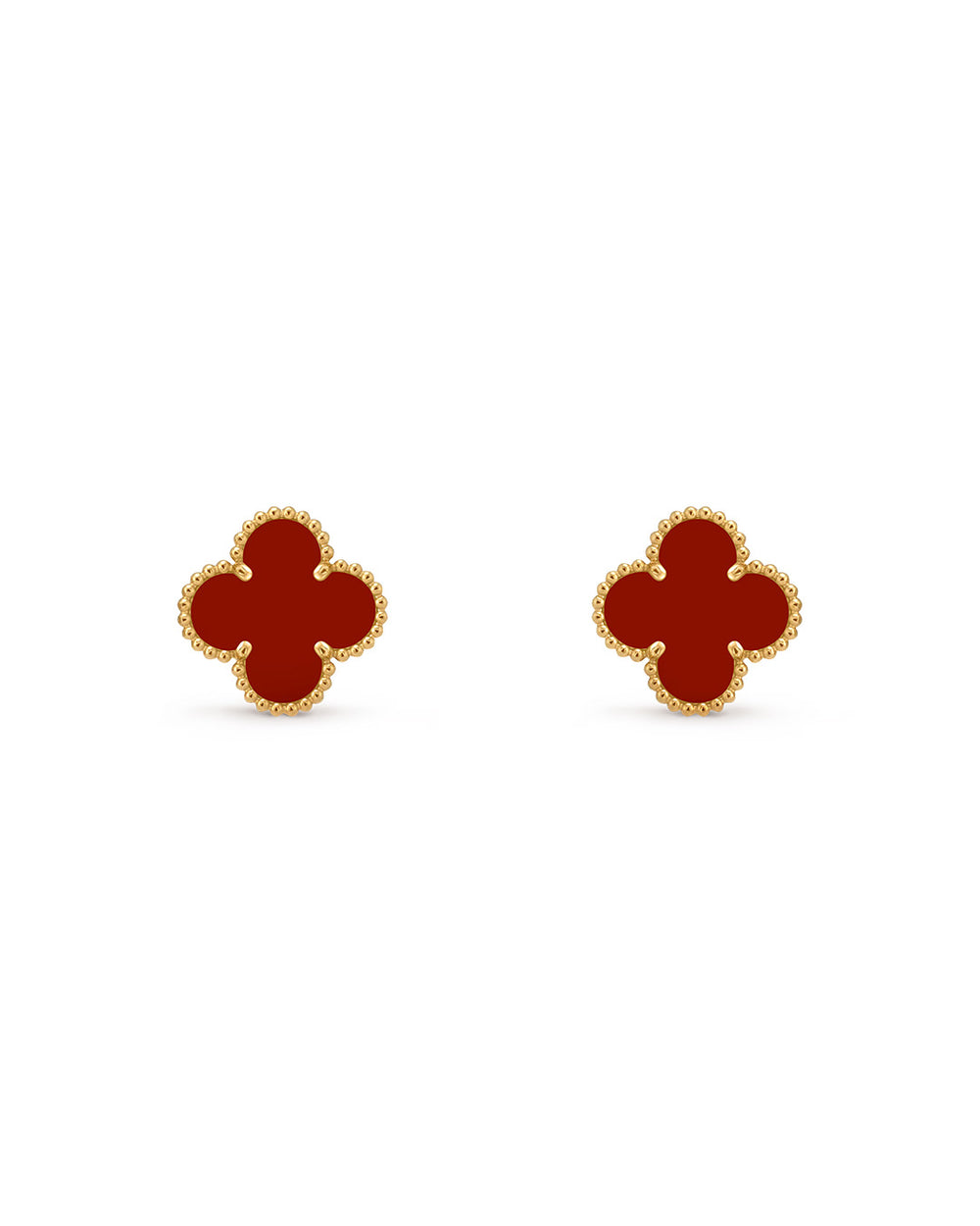 Large Clover Earrings 18k Gold