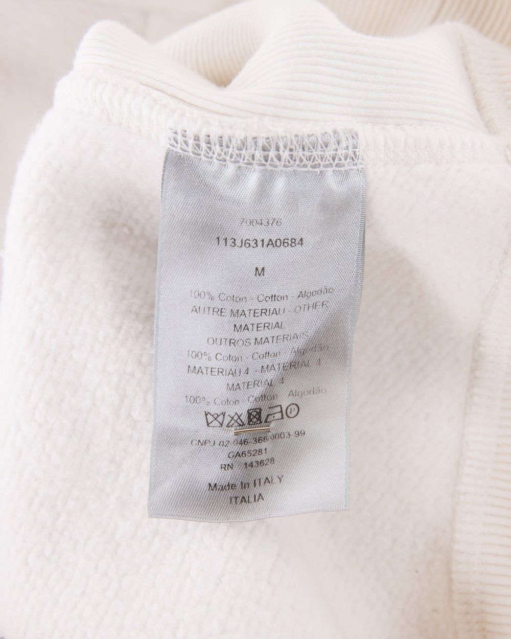 Christian Dior Towel Hoodie
