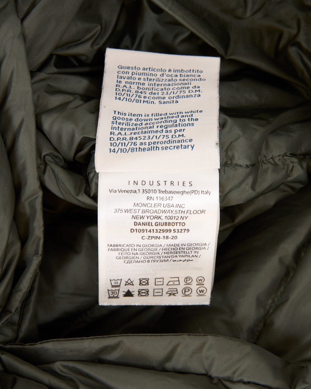 Moncler Daniel Giubbotto