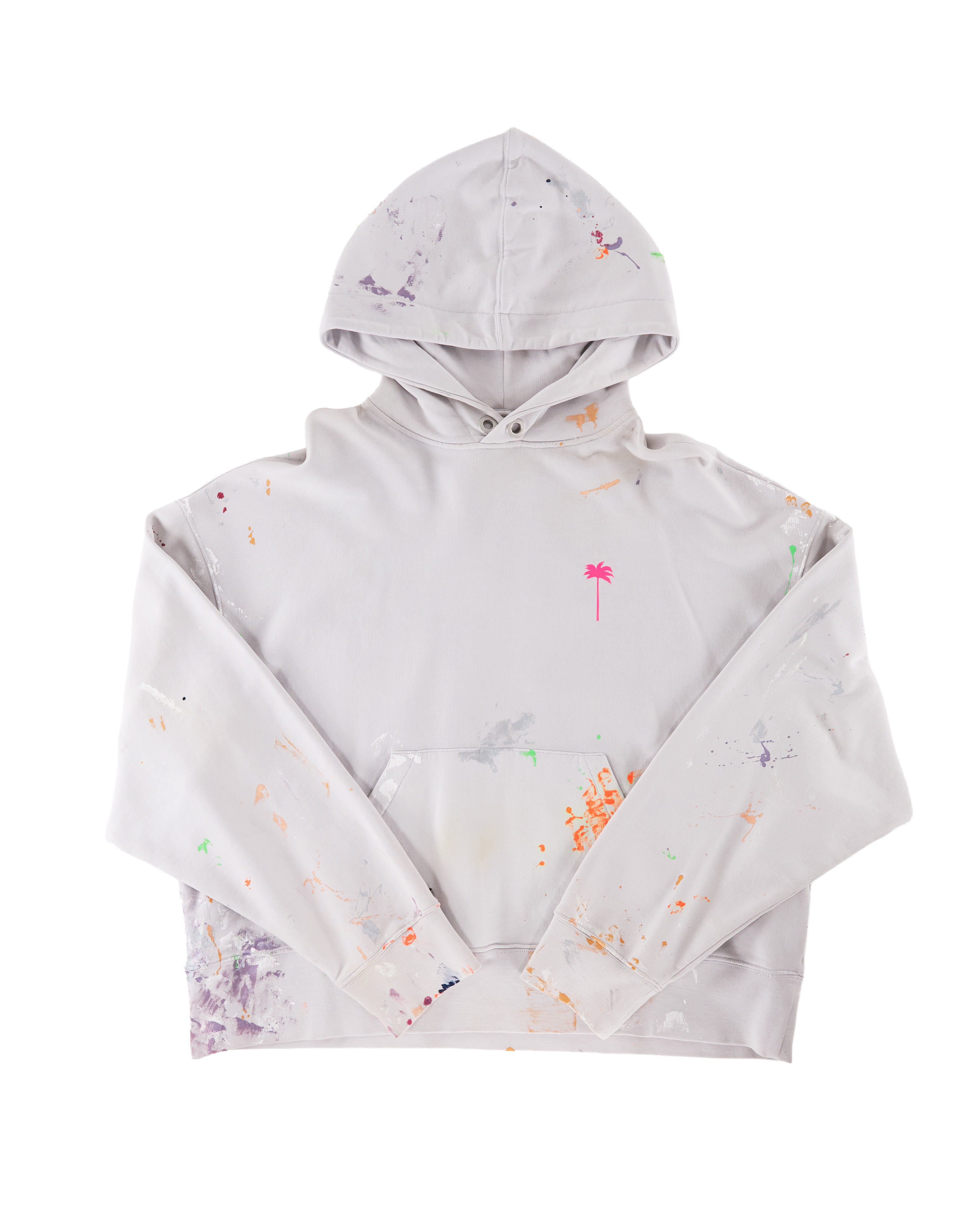Hoodie Palm Angels Regenjacke Palm Angels Pullover Weiss