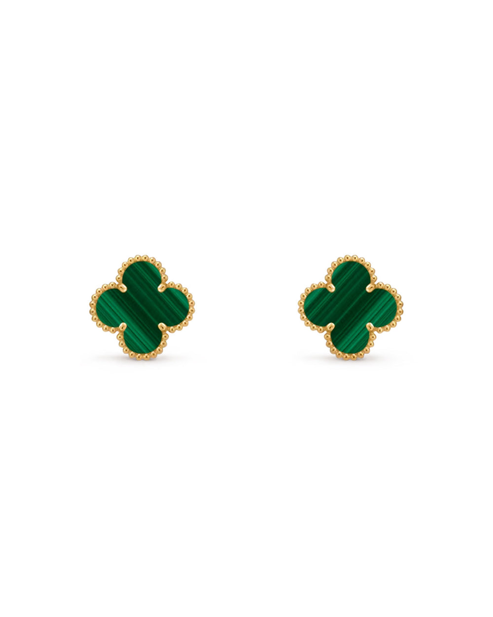 Large Clover Earrings 18k Gold