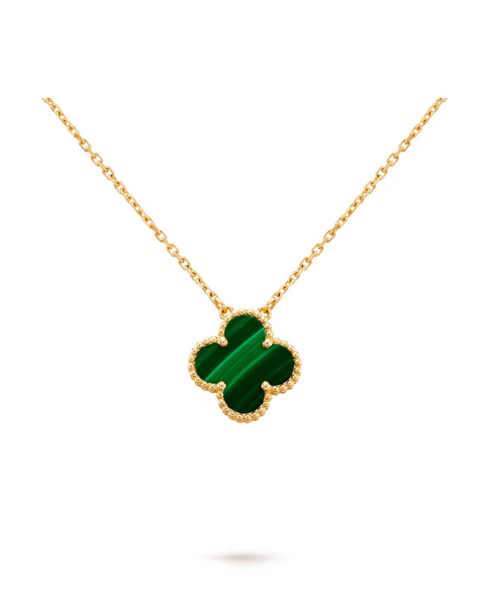 Single Clover Necklace 18k Gold